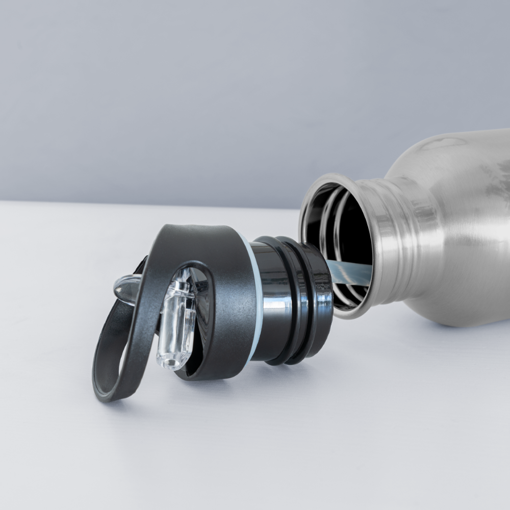 Trinkflasche Metalgrau "Bredouille" - Lightsilver